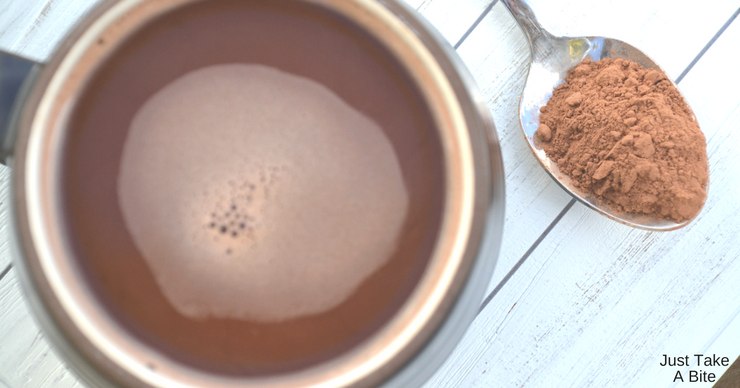 This healing hot cocoa will warm you up, keep you hydrated and nourish your body. Plus it tastes great! The perfect cold weather drink. #realfood #glutenfree #homemade