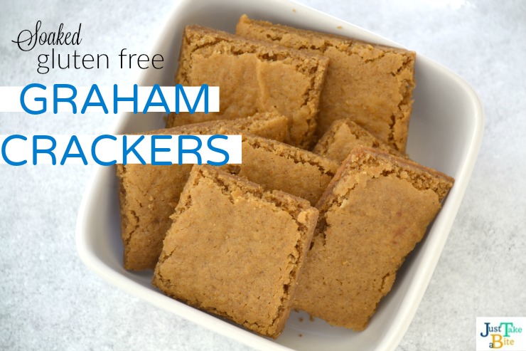 Soaked Gluten Free Graham Crackers | Just Take A Bite