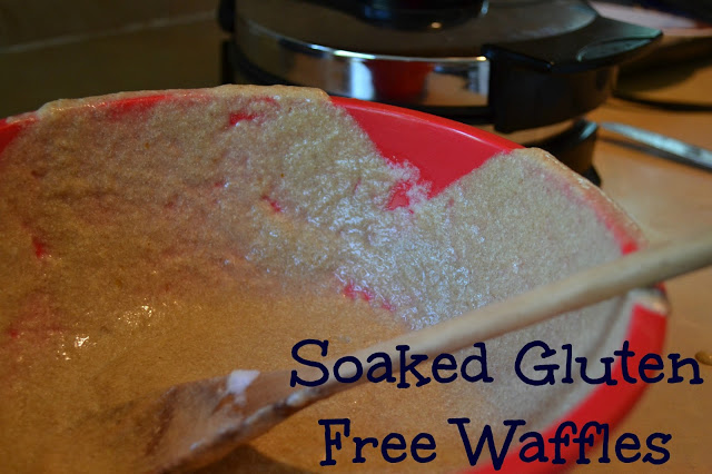 Soaked Gluten Free Waffles | Homemade Dutch Apple Pie