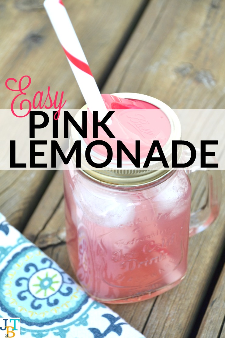 Easy Pink Lemonade | Just Take A Bite