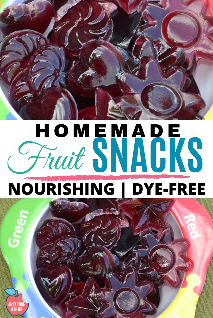 Homemade Fruit Snacks - Dye-free healthy snacks