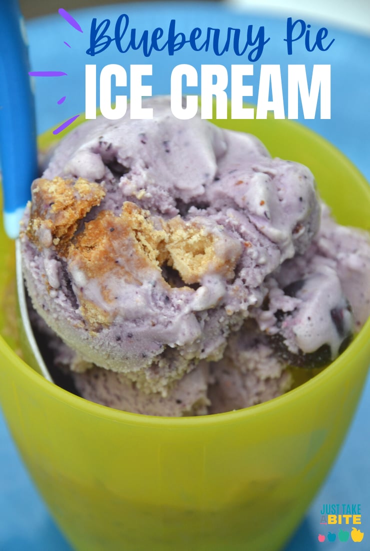 Blueberry Pie Ice Cream