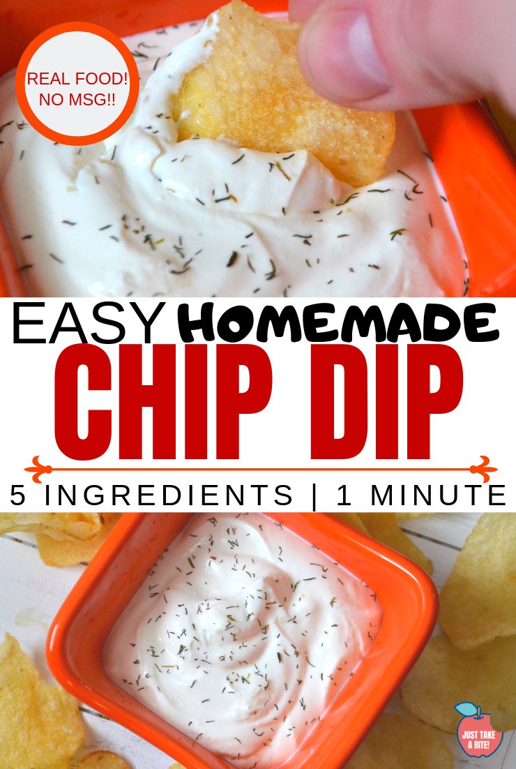 Chips and dip make a great side dish for any party or picnic. Make it real food style with this easy homemade chip dip. Just ONE ingredient plus seasoning.