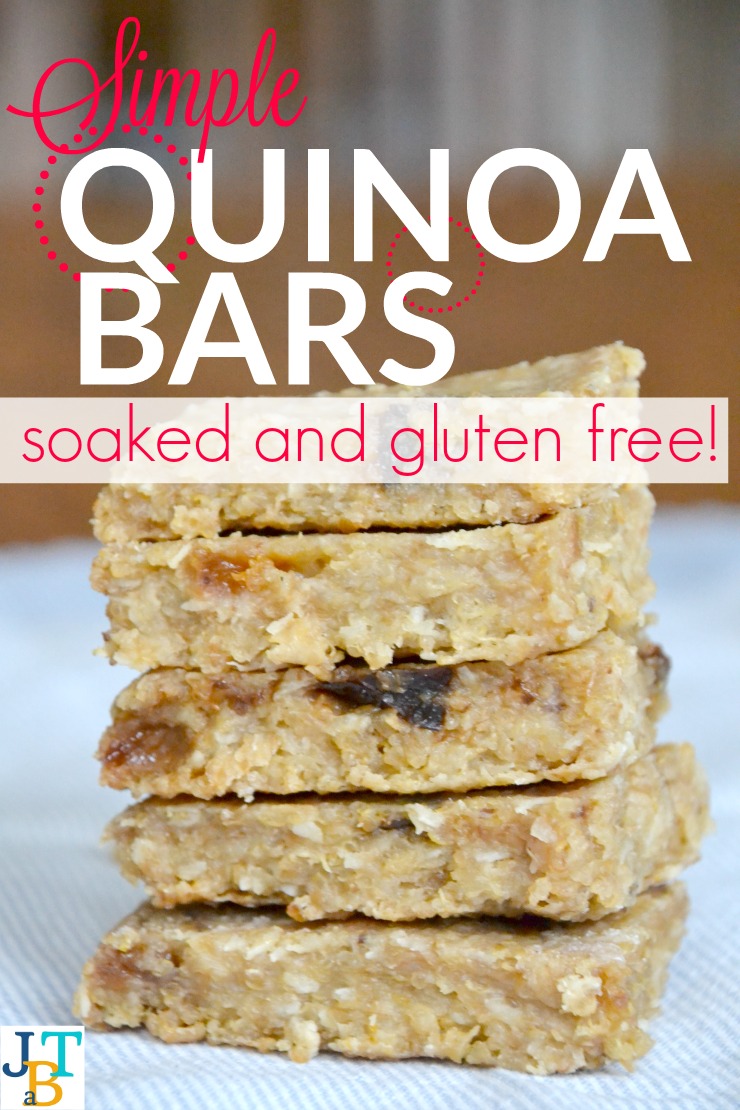 Simple Soaked Quinoa Bars Just |Take A Bite