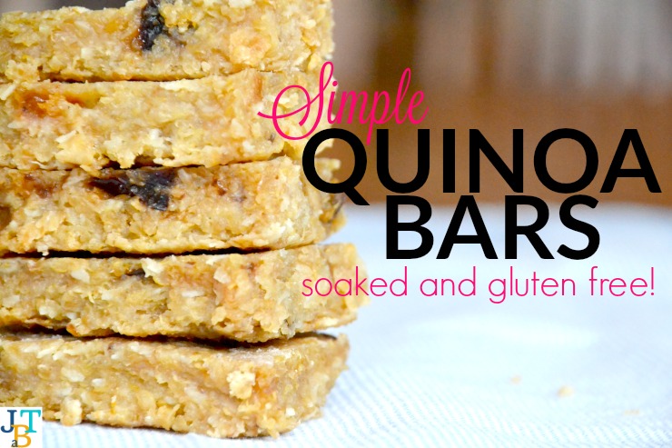 Simple Soaked Quinoa Bars Just |Take A Bite