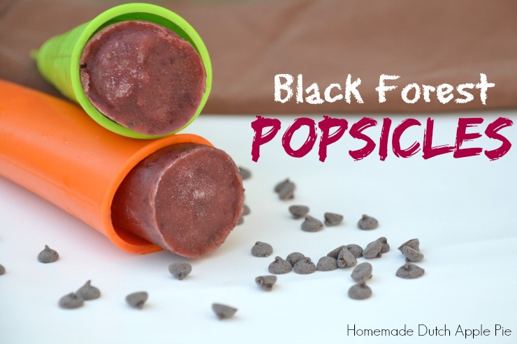 Black Forest Popsicles | Homemade Dutch Apple Pie