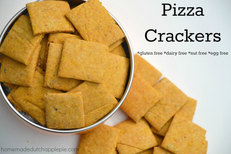 Gluten Free Pizza Crackers | Homemade Dutch Apple Pie