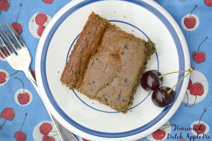 Blender To Oven Maple Cherry Baked Oatmeal | Homemade Dutch Apple Pie