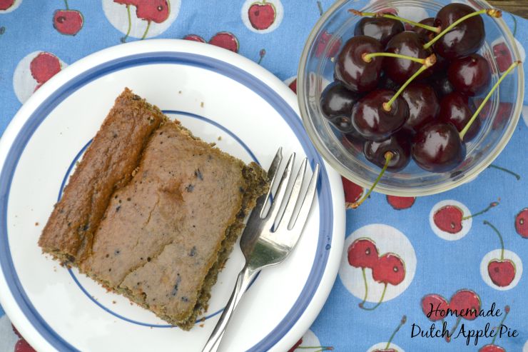 Blender To Oven Maple Cherry Baked Oatmeal | Homemade Dutch Apple Pie