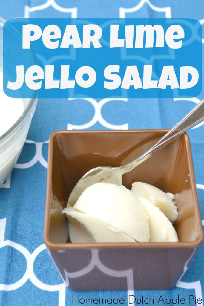 Pear salad lime jello