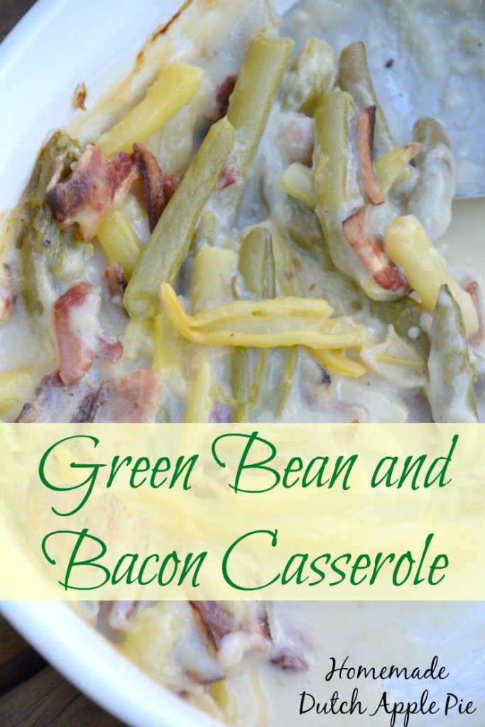 Green Bean and Bacon Casserole