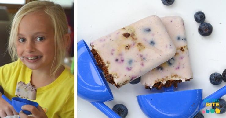 Blueberry cheesecake pops