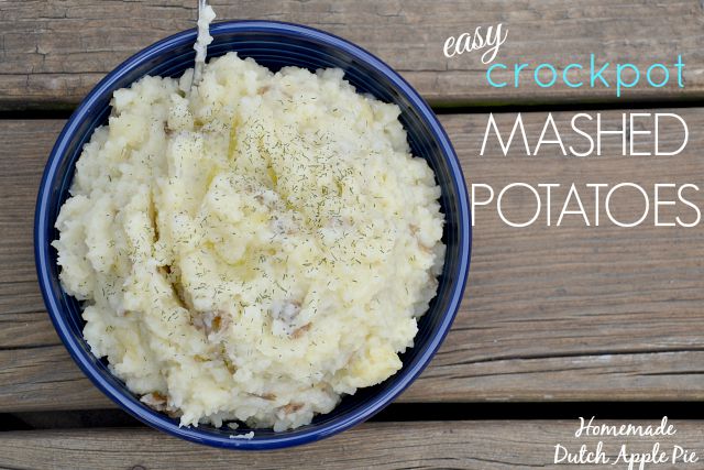 Easy Crockpot Mashed Potatoes | Just Take A Bite