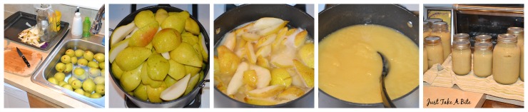 How to make and can pear sauce - an easy alternative to applesauce