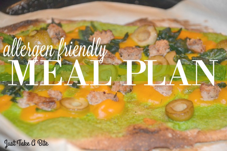 Allergen Friendly Meal Plan | Just Take A Bite