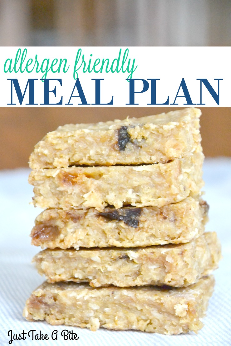 Allergen Friendly Meal Plan| Just Take A Bite