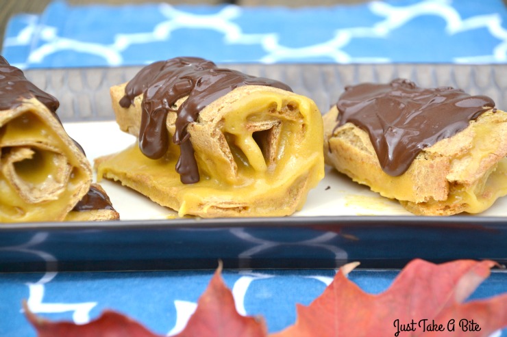 Sourdough Pumpkin Swiss Cake Rolls | Just Take A Bite