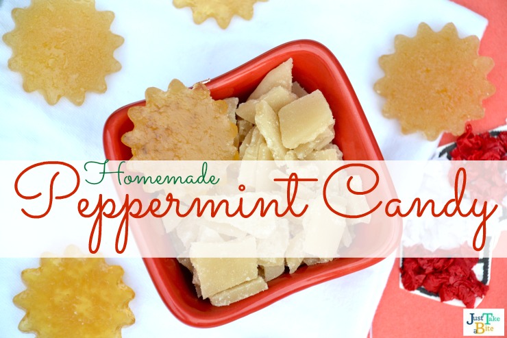 Homemade Peppermint Candy | Just Take A Bite