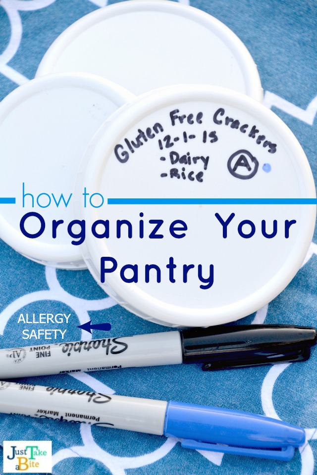 Pantry Organization Tips For Allergy Safety | Just Take A Bite