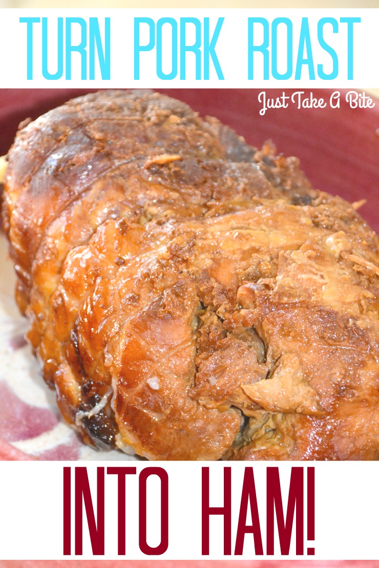 How To Turn A Pork Roast Into Ham | Just Take A Bite