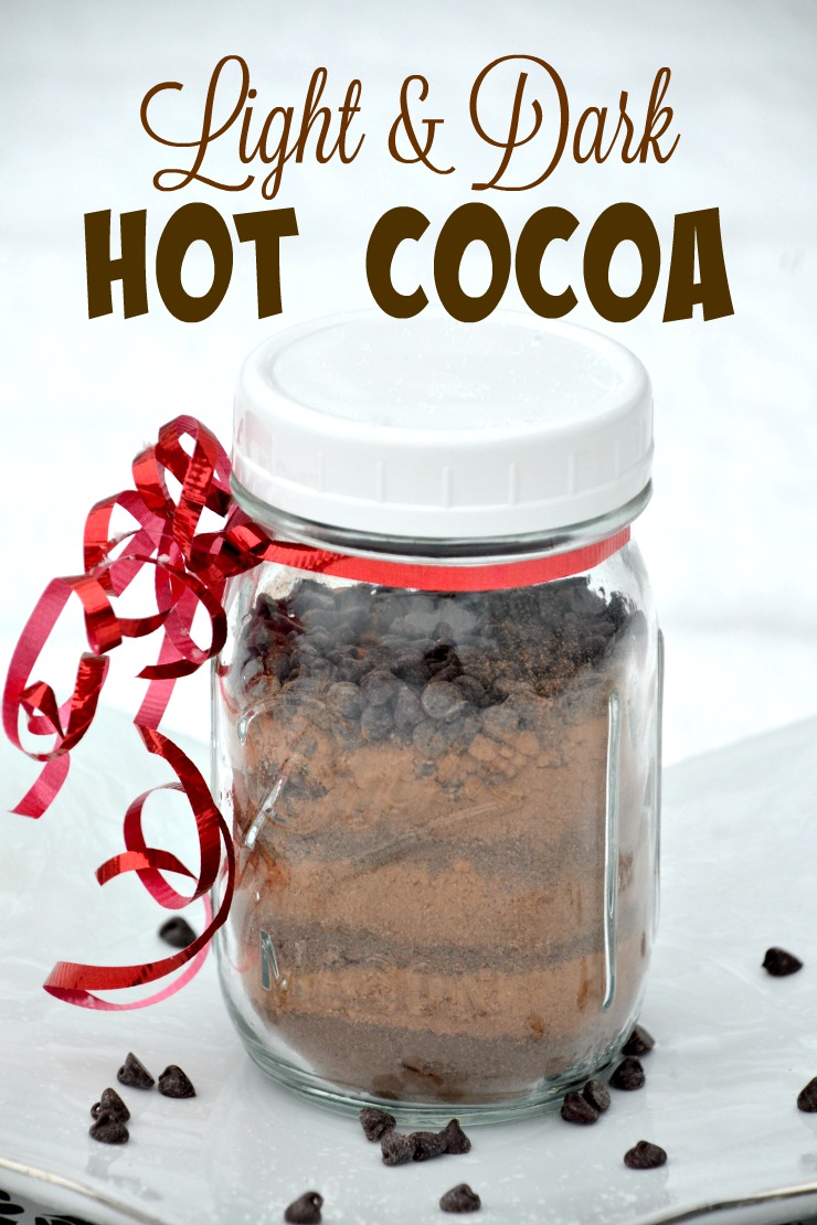 Light and Dark Hot Cocoa | Just Take A Bite