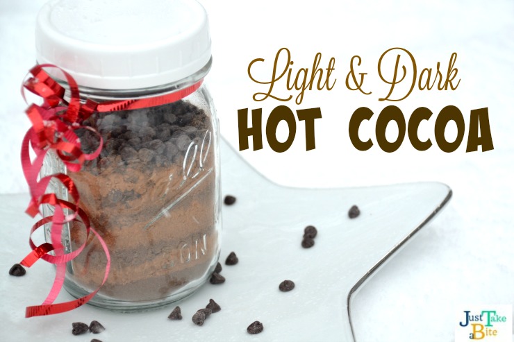 Light and Dark Hot Cocoa | Just Take A Bite