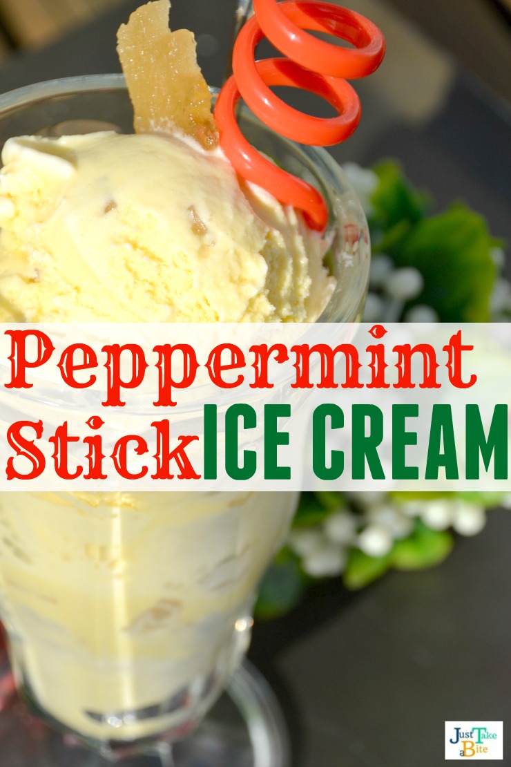 Peppermint Stick Ice Cream | Just Take A Bite