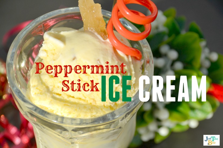 Peppermint Stick Ice Cream | Just Take A Bite