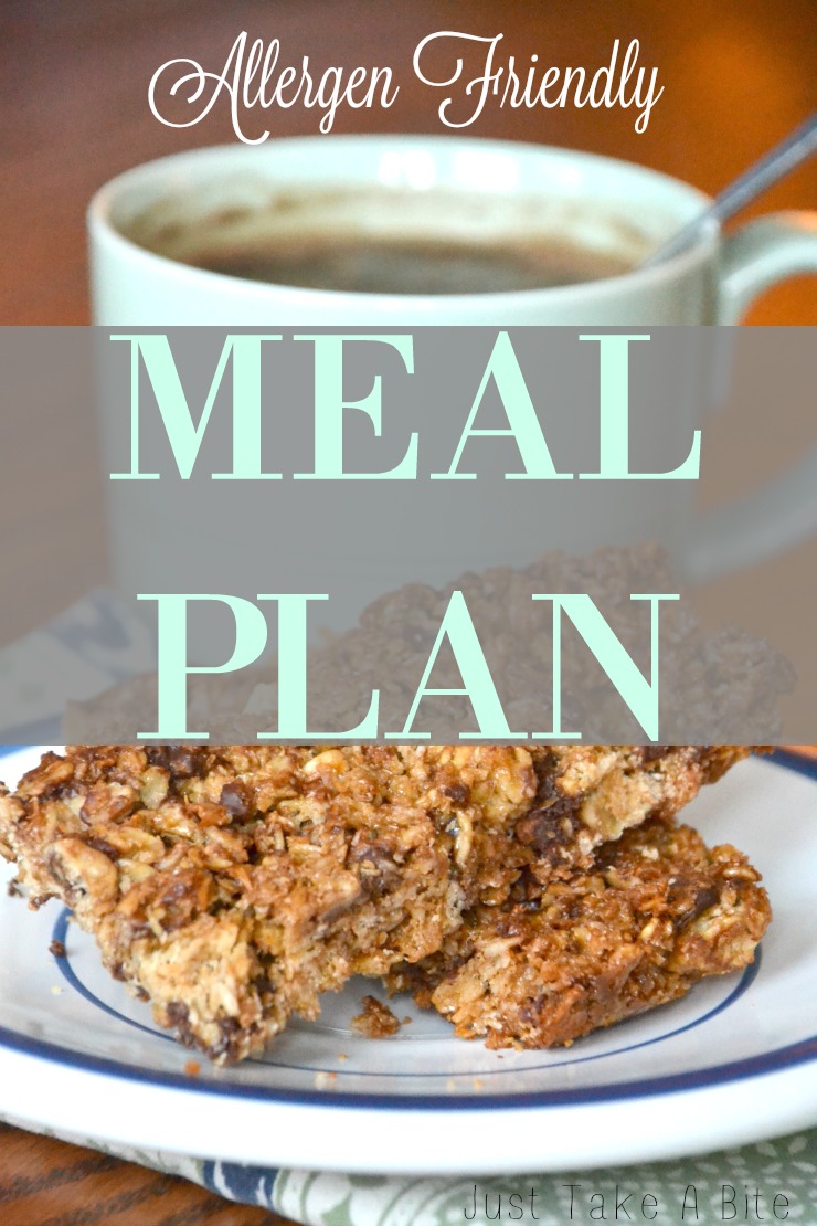 Allergen Friendly Meal Plan | Just Take A Bite