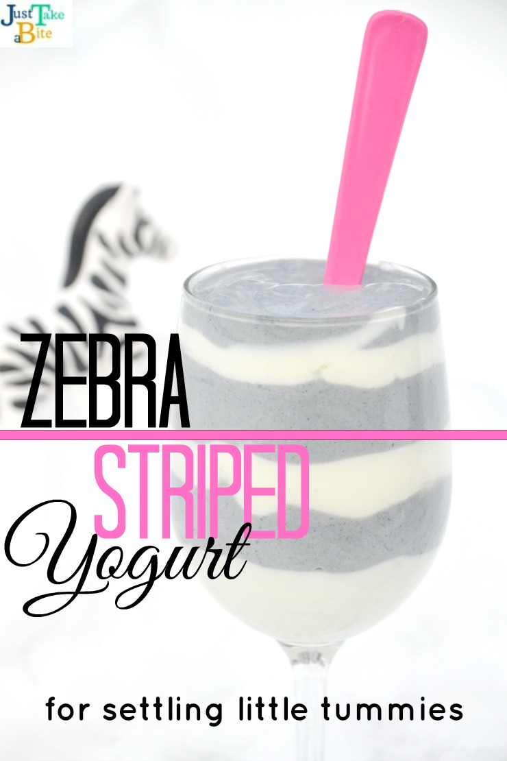 zebra striped yogurt | Just Take A Bite