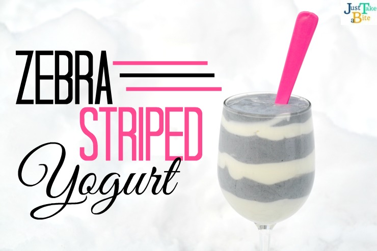 zebra striped yogurt | Just Take A Bite