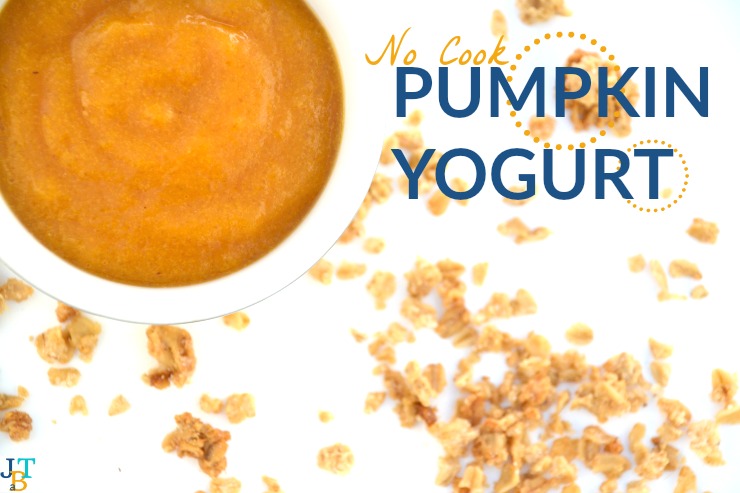 Allergen Free No Cook Pumpkin Yogurt | Just Take A Bite