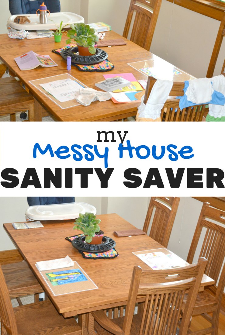 This messy house sanity saver only takes minutes but could have a huge impact on the whole family.