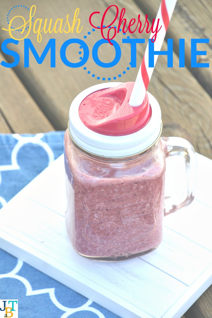 This squash cherry smoothie is so refreshing and free of allergens.