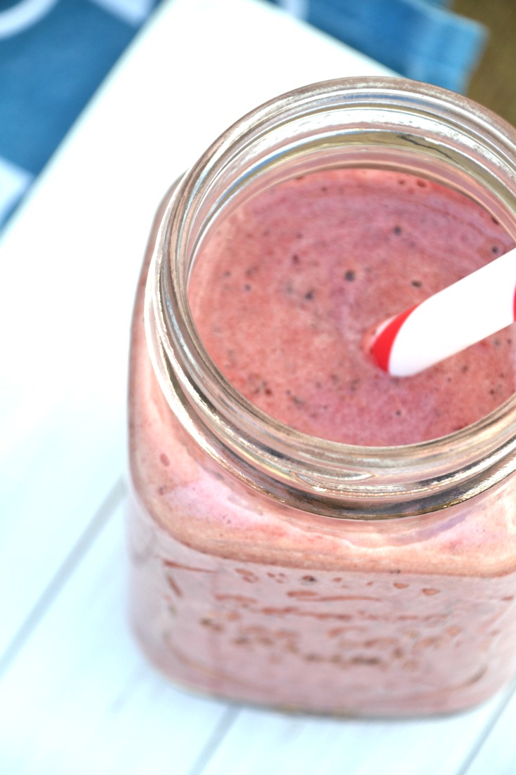 This squash cherry smoothie is so refreshing and free of allergens.