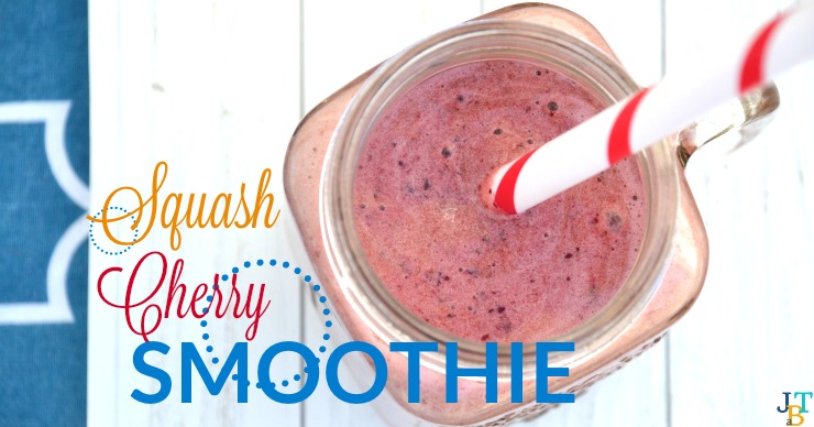 This squash cherry smoothie is so refreshing and free of allergens.