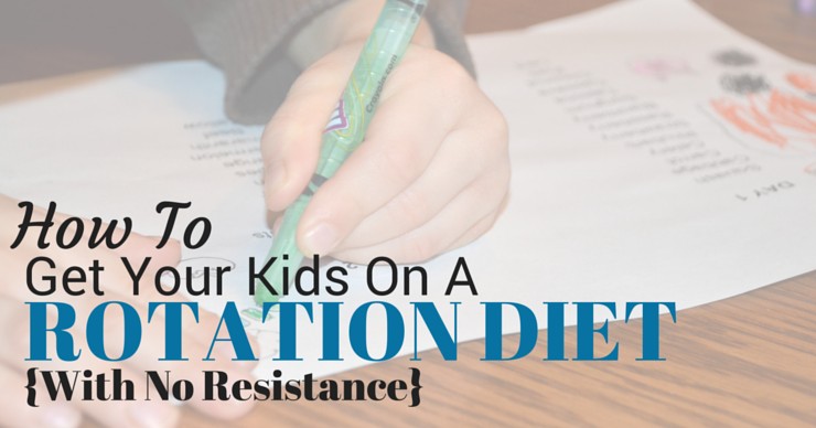 No more fights. No more allergies. Learn how to get your kids on a rotation diet.