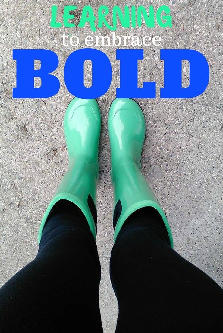 This summer I'm learning to embrace BOLD...again. Plus a giveaway!