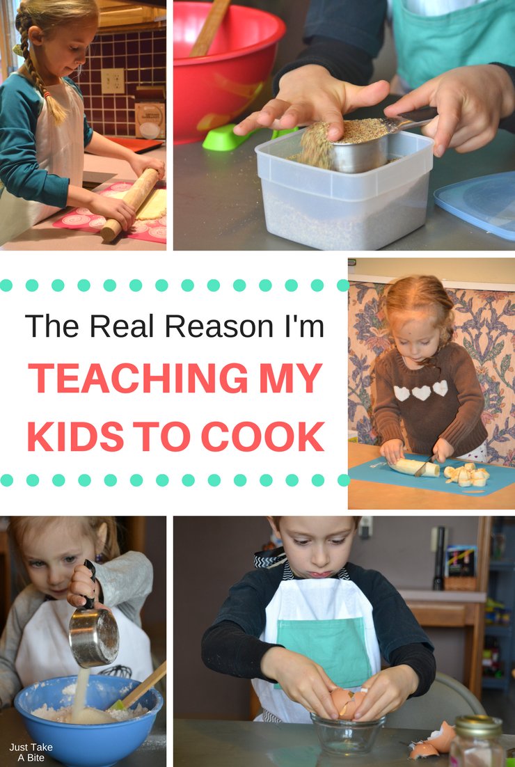 Getting my kids in the kitchen has been one of my favorite things to do since before my oldest could even walk. But fun and games aside, this is the real reason I'm teaching my kids to cook.