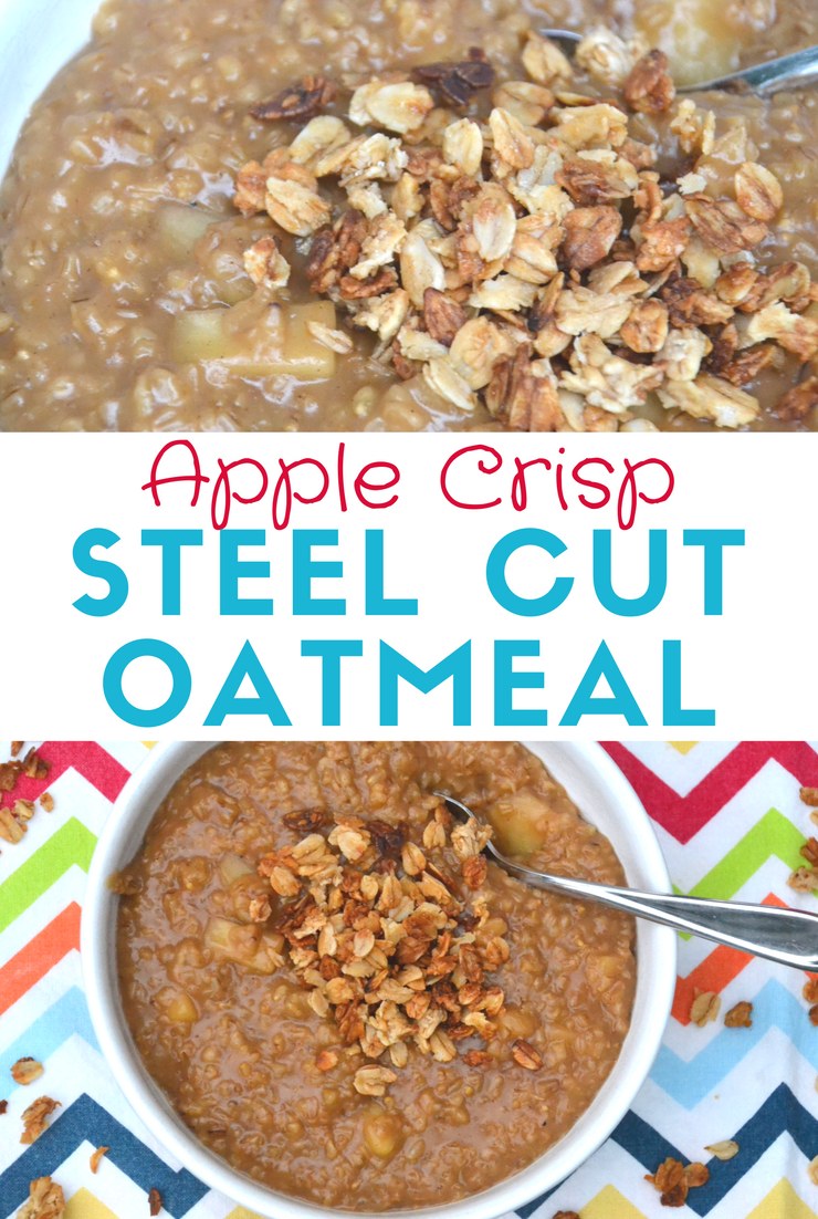 There is nothing quite like a hot bowl of oatmeal on a crisp fall day. Make it even better by turning it into apple crisp steel cut oatmeal with fresh apples and coconut sugar.