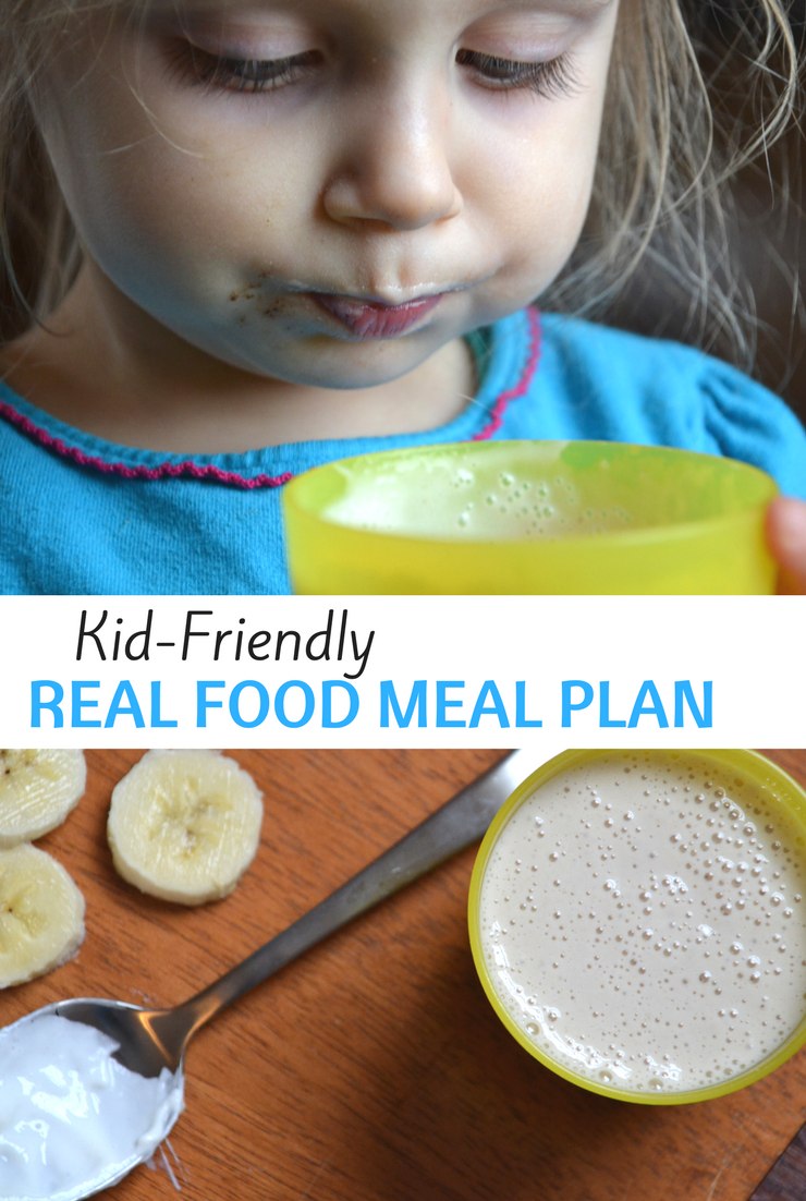 This week's kid-friendly real food meal plan and agenda include getting everyone back to full health, spending lots of time in the kitchen and filling the freezer with pork.