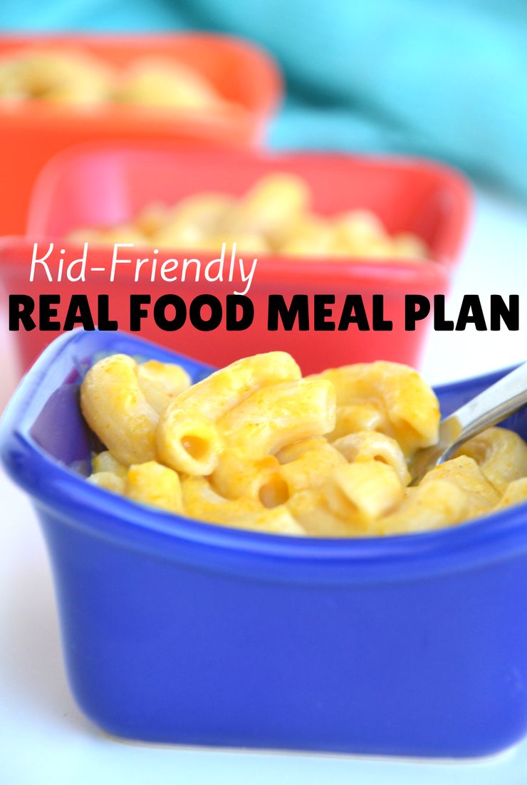 This week's kid-friendly real food meal plan includes stir fry, cheeseburgers and biscuits with gravy! Come see what else we're cooking up in the kitchen.