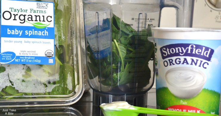 Ready to dress up your summer salad? In less than five minutes this creamy spinach pesto salad dressing goes from the blender to your bowl!