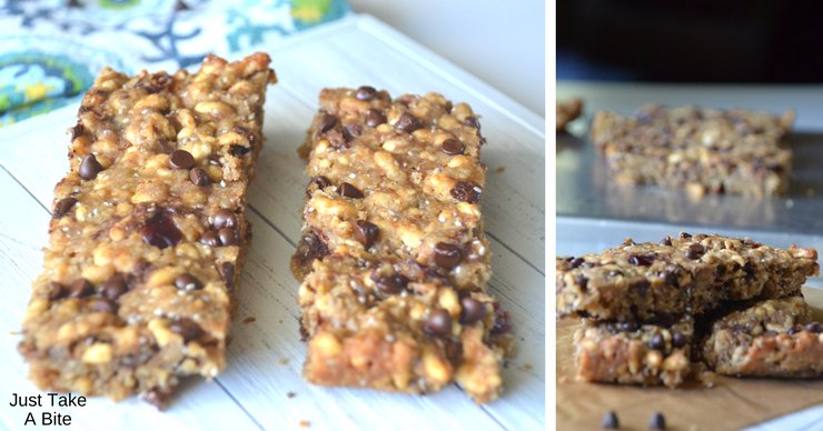 Missing your beloved granola bars because you can't have oats? Problem solved! These oat and nut free chewy granola bars have the taste and texture of oats. You'll never miss them!!