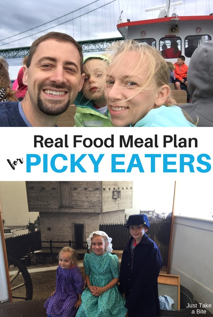 This week’s real food meal plan for picky eaters includes sloppy joes, tacos and fresh corn on the cob!