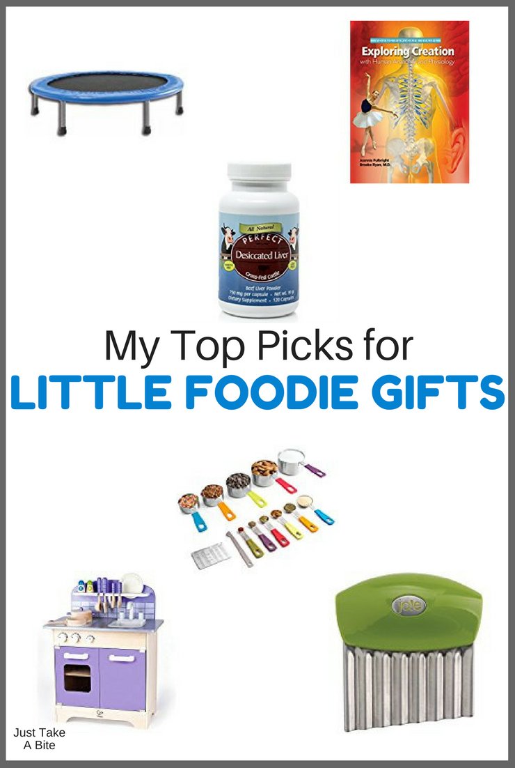 Real foodies love cookbooks and kitchen gadgets. But don't forget about the little ones. Here are my top picks for little foodie gifts.