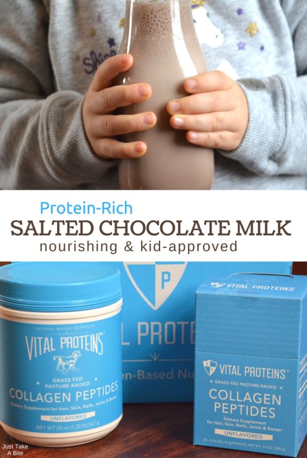 ProteinRich Salted Chocolate Milk Just Take A Bite