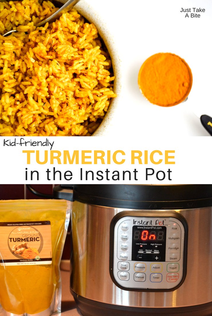 Need a simple side dish that boosts the nutrient content of your meal while still tasting great? This Instant Pot turmeric rice is kid-friendly and so easy to make!