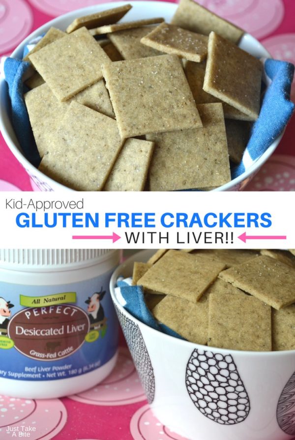Easy Gluten Free Crackers with Liver {dairy free, nut free, egg free