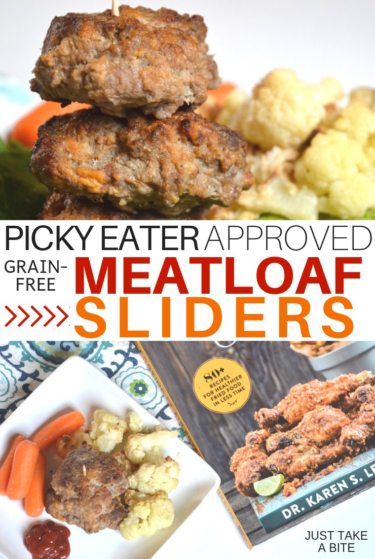 Make meal time or snack time fun for kids with these picky eater approved grain-free meatloaf sliders.